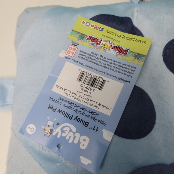 NWT Bluey Pillow Pet Plush Mini!!! 11in - Picture 9 of 9